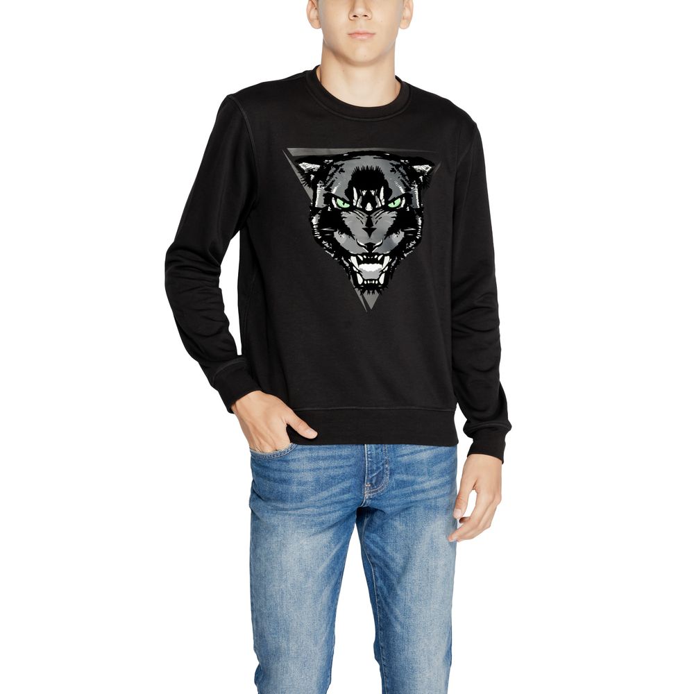 Antony Morato Black Cotton Sweater