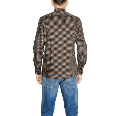 Antony Morato Brown Cotton Shirt