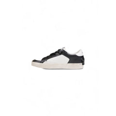 Crime London Black And White Leather Sneaker