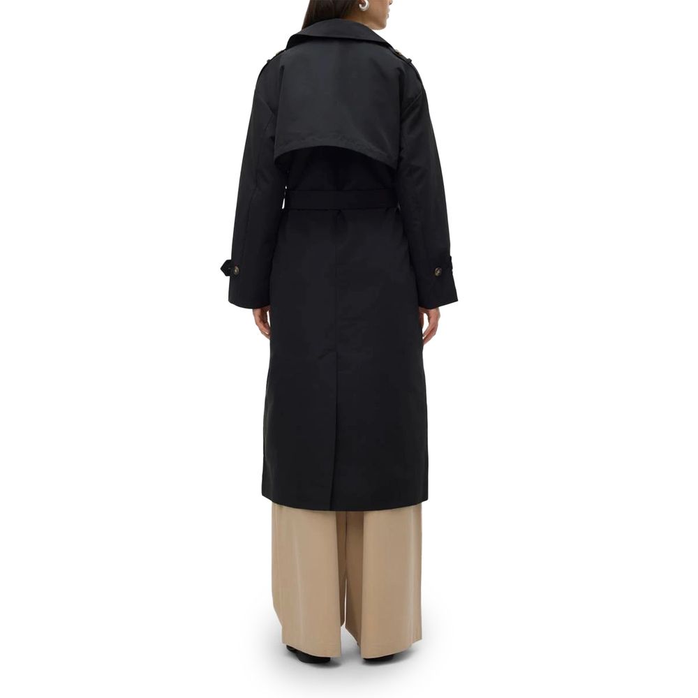 Vero Moda Black Polyester Jackets & Coat