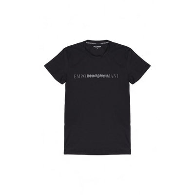 Emporio Armani Underwear Black Cotton T-Shirt