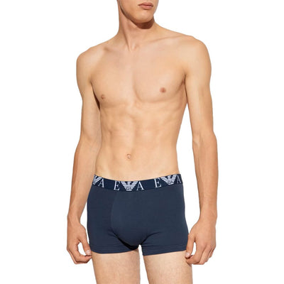 Emporio Armani Underwear Blue Cotton Underwear