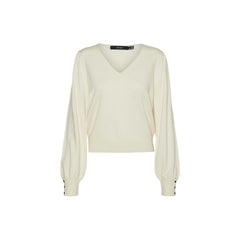 Cream Polyester Tops & T-Shirt