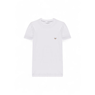 Emporio Armani Underwear White Cotton T-Shirt