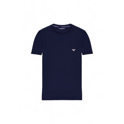 Emporio Armani Underwear Blue Cotton T-Shirt