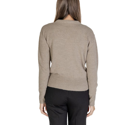 Alviero Martini Prima Classe Beige Polyester Sweater