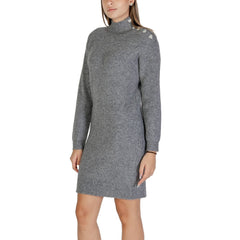 Gray Polyester Sweater