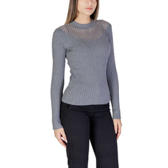 Gray Viscose Tops & T-Shirt