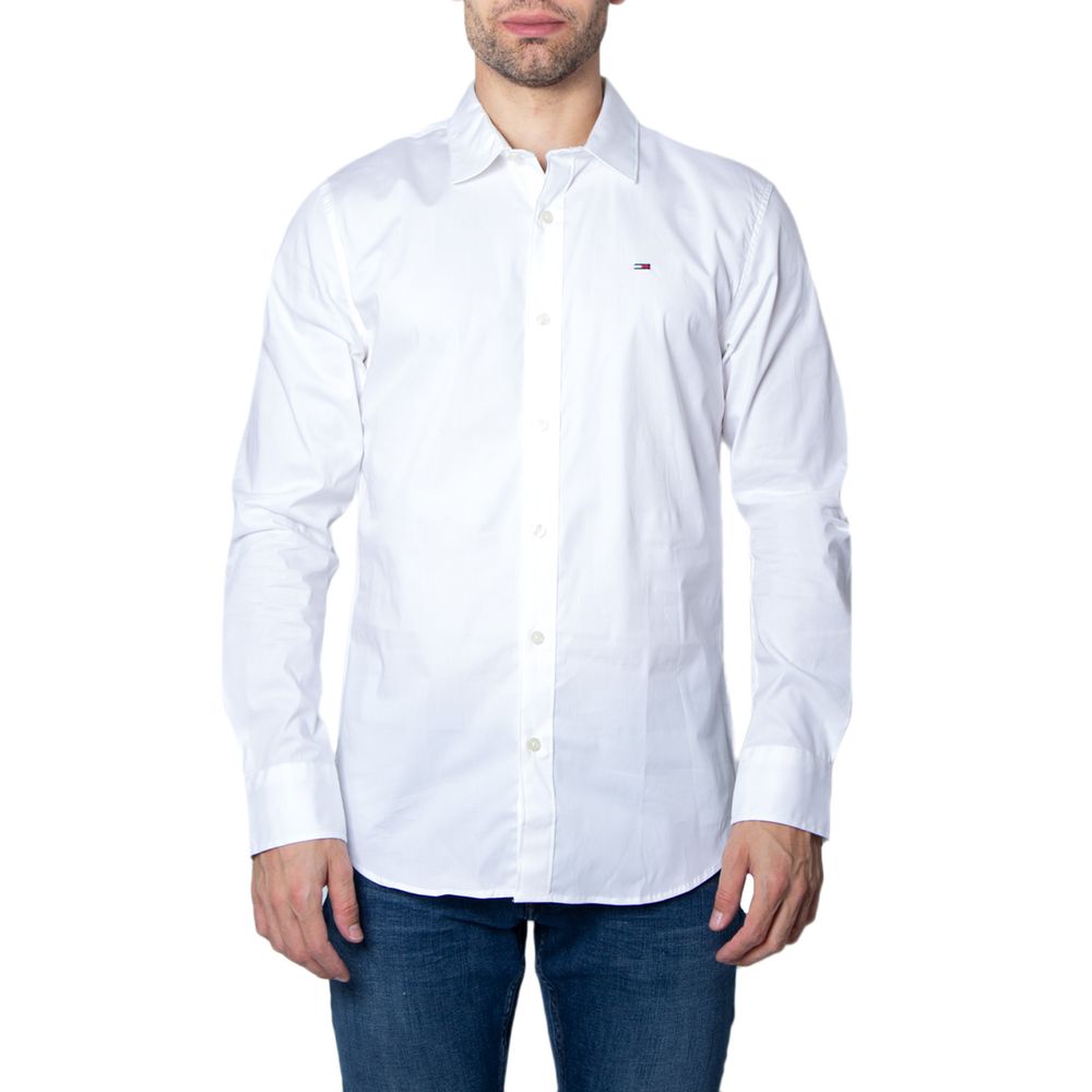 Tommy Hilfiger Jeans White Cotton Shirt