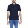 Hamaki-Ho Blue Cotton Polo Shirt