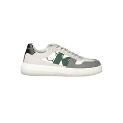 White Polyester Sneaker