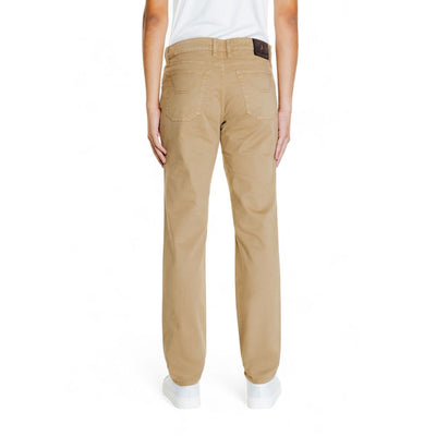 Jeckerson Beige Cotton Jeans & Pant