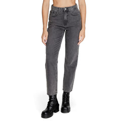 Gray Cotton Jeans & Pant