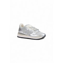 Silver Fabric Sneaker