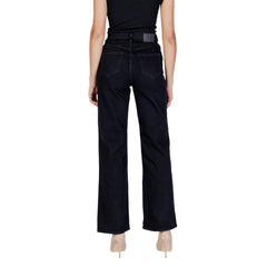 Black Cotton Jeans & Pant