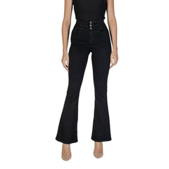 Black Cotton Jeans & Pant