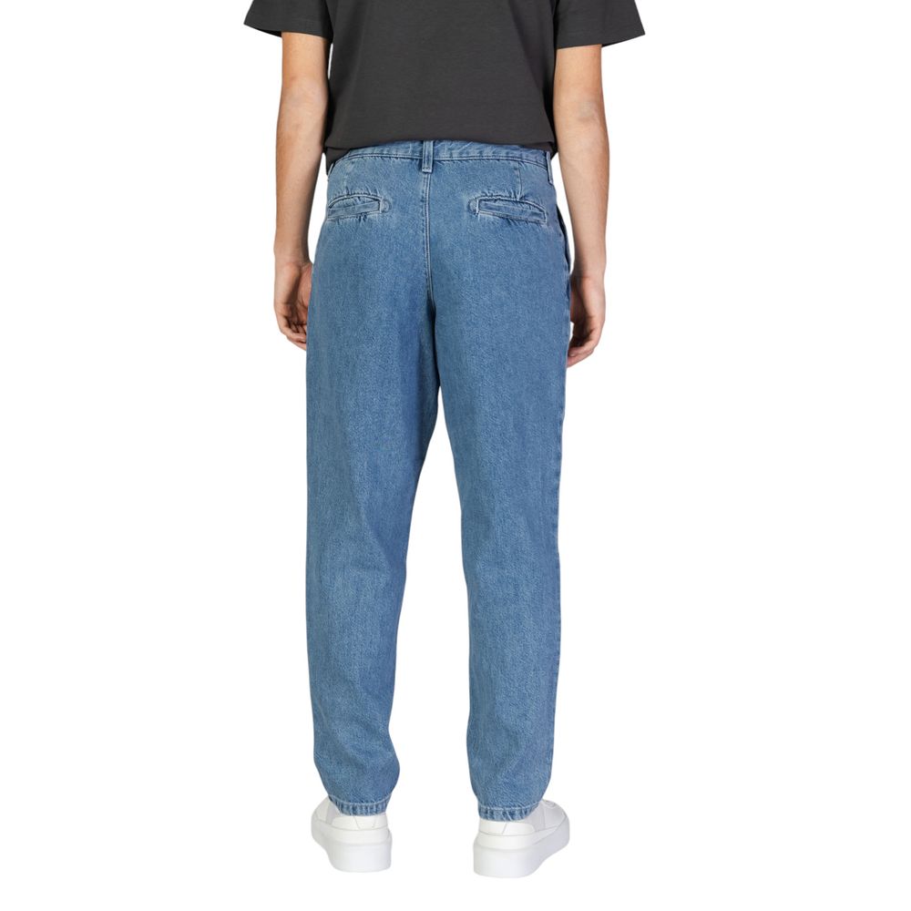 Jack Jones Blue Cotton Jeans & Pant