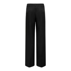 Black Polyester Jeans & Pant