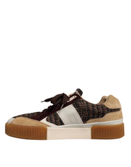 Dolce & Gabbana Multicolor Miami Leather Low Top Sneakers Shoes