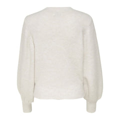 Cream Polyester Sweater