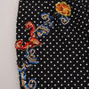 Dolce & Gabbana Elegant Polka Dot Embellished Trousers