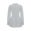 Alexander McQueen Pleatd Peplum Shirt