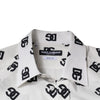 Dolce & Gabbana White Logo Monogram Cotton GOLD Dress Shirt