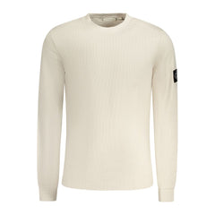 Beige Cotton Sweater