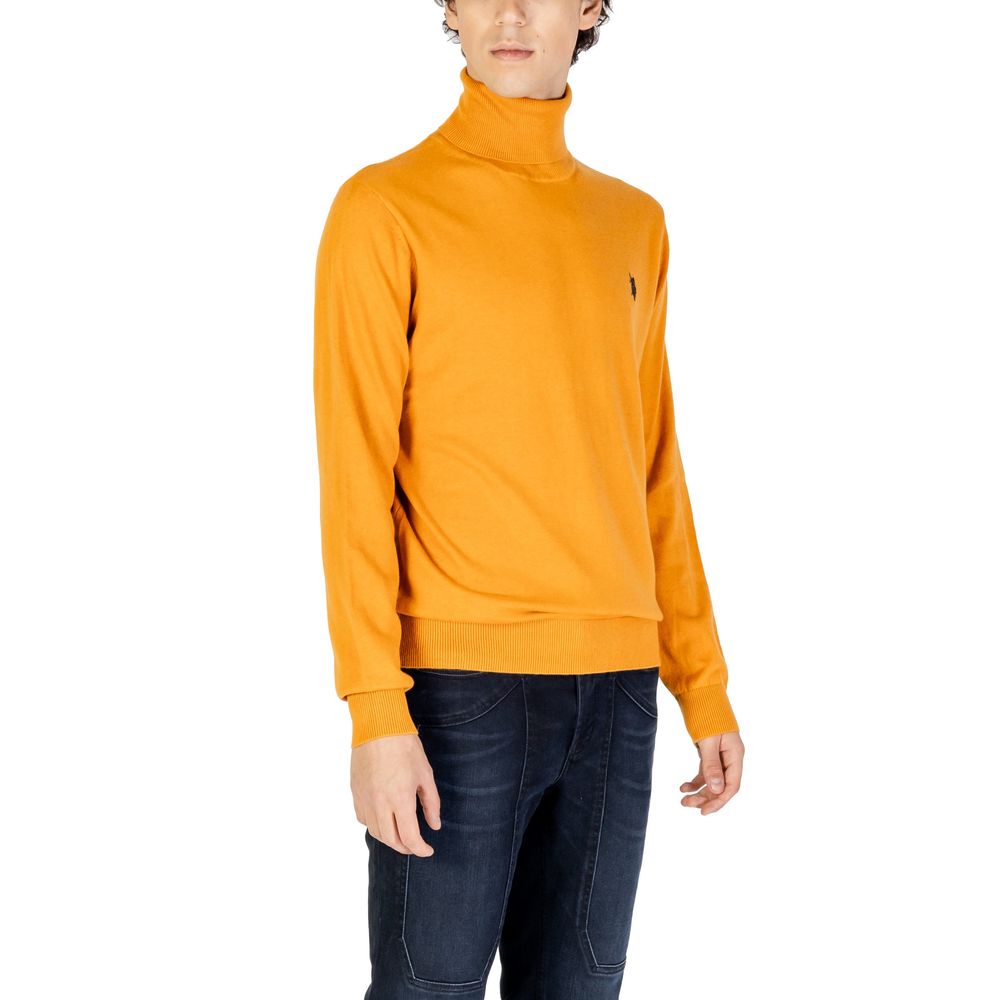 U.S. POLO ASSN. Orange Cotton Sweater