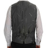 Dolce & Gabbana Sleek Gray Single-Breasted Waistcoat Vest