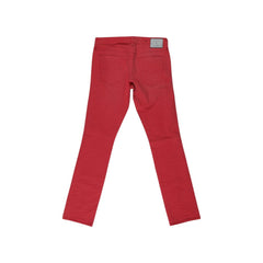 Red Cotton Jeans & Pant