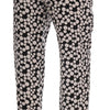 Dolce & Gabbana Elegant Polka Dot Silk High-Waist Pants