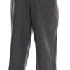 Dolce & Gabbana Elegant Gray Check Capri Wool Pants