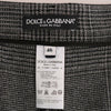 Dolce & Gabbana Elegant Gray Check Capri Wool Pants