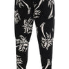 Dolce & Gabbana Elegant Tree Print Ankle Trousers