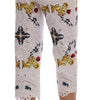 Dolce & Gabbana Majolica Embroidered Capri Elegance