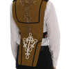 Dolce & Gabbana Runway Embellished Crystal Cross Vest