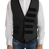 Dolce & Gabbana Elegant Gray Torrero Pattern Formal Vest