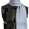 Dolce & Gabbana Elegant Blue Silk Polka Dot Men's Scarf