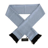 Dolce & Gabbana Elegant Blue Silk Polka Dot Men's Scarf