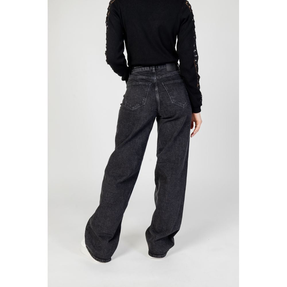 Only Black Cotton Jeans & Pant