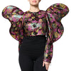 Dolce & Gabbana Multicolor Floral Jacquard Cropped Jacket