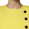 Dolce & Gabbana Lemon Yellow Wool Long Sleeves Cropped Coat Jacket