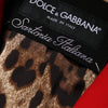 Dolce & Gabbana Red Jacquard Wool Women Trenchcoat Jacket