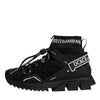 Dolce & Gabbana Black Sorrento Socks Logo Sneakers Shoes