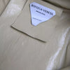 Bottega Veneta Beige Lambskin Leather Trench Coat Jacket