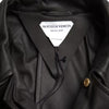 Bottega Veneta Black Leather Men Waterproof Trenchcoat Jacket