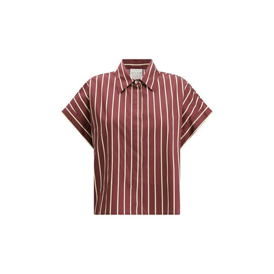 Forte_Forte Satin Stripe Boxy Shirt