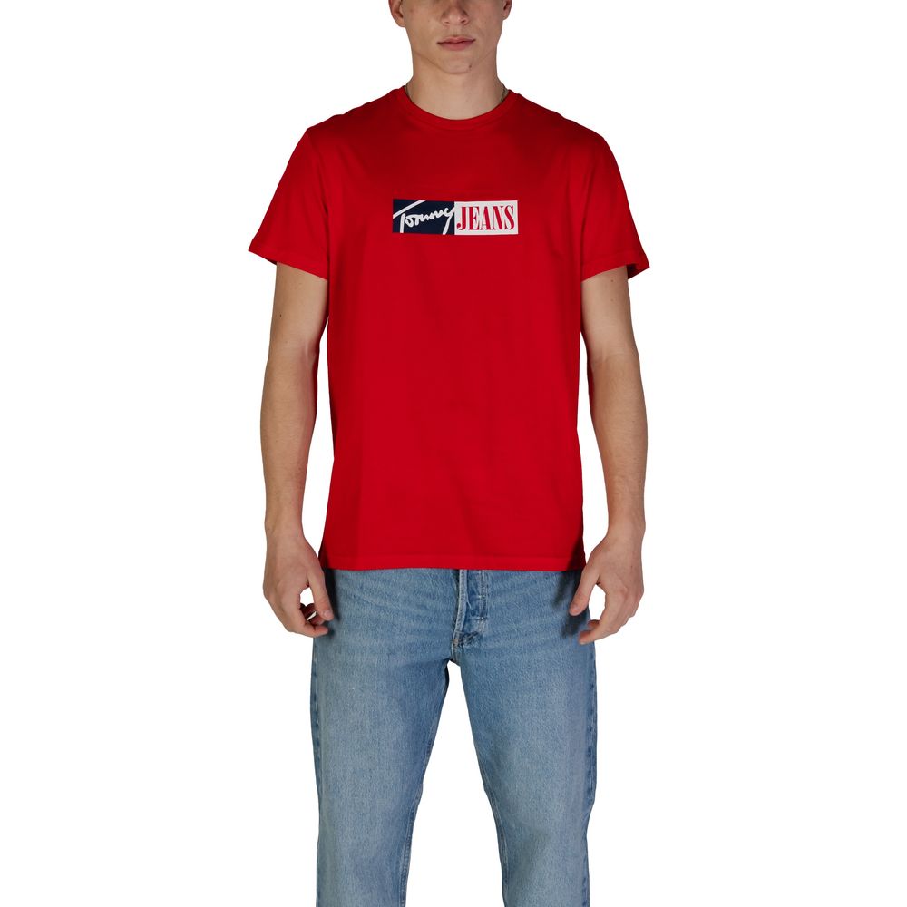 Red Cotton Rigenerato T-Shirt