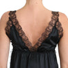 Dolce & Gabbana Sultry Silk Blend Lingerie Top in Black